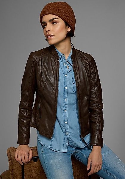 ALPENBLITZ Lederjacke "Athen" aus weichem Lammnappaleder, figurbetonter Sch günstig online kaufen