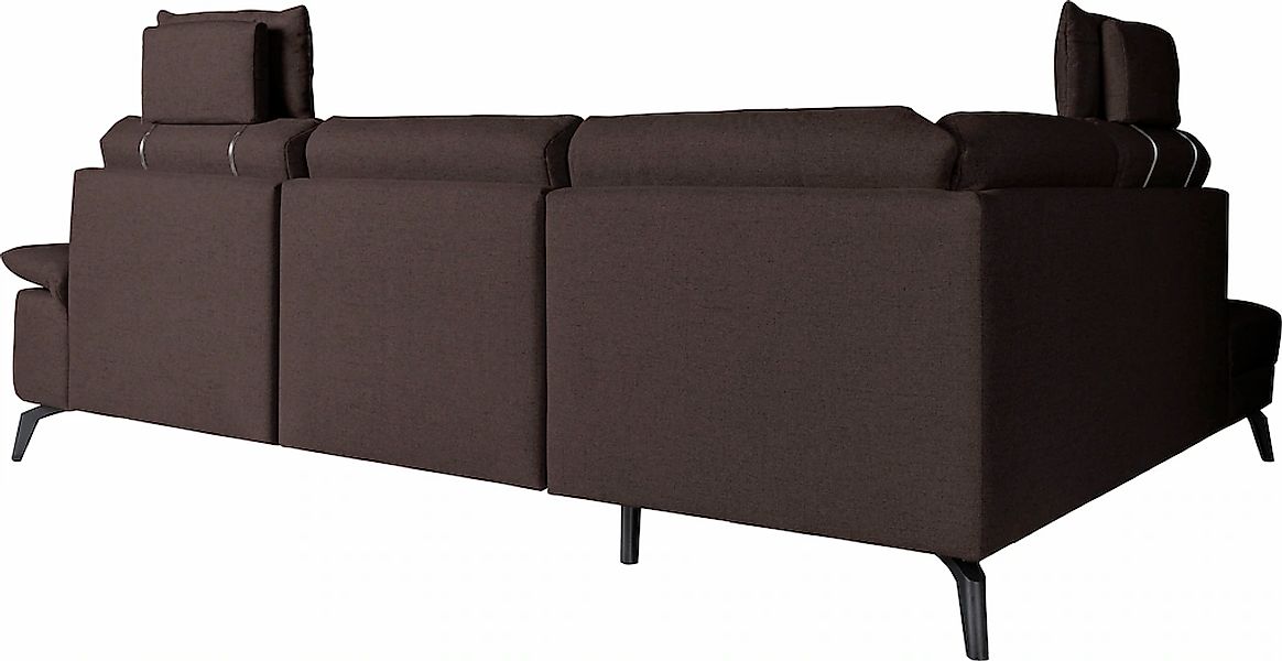 alina Ecksofa inkl. Kopfstützen, wahlweise mit Relaxfunktion, Breite: 243 c günstig online kaufen