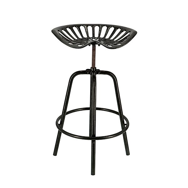 Rivanto Gartenstuhl, Traktorstuhl schwarz, bequemer Barhocker günstig online kaufen