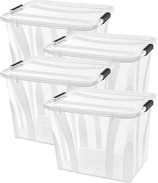 Siena Home Aufbewahrungsbox Anzio (Set, 4 St), Kunststoff, 100% recyclebar günstig online kaufen