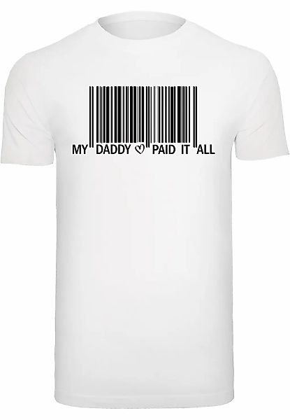 Merchcode T-Shirt "Merchcode Herren Dad Pay Barcode T-Shirt Round Neck", (1 günstig online kaufen
