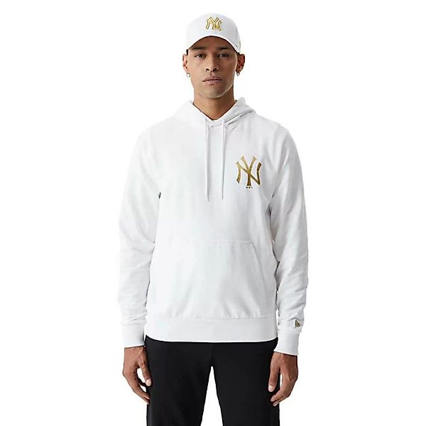 New Era Metallic New York Yankees Kapuzenpullover XL White günstig online kaufen