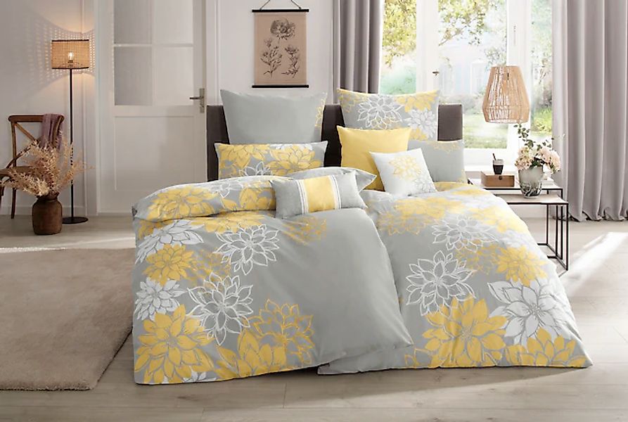 Home affaire Bettwäsche »Susan in Gr. 135x200 oder 155x220 cm« 2 Stk. tlg. günstig online kaufen