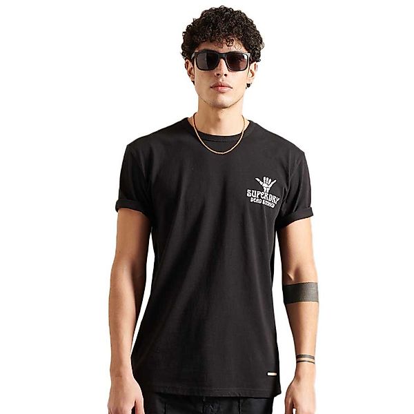 Superdry Cali Surf Graphic Relaxed Fit Kurzärmeliges T-shirt L Black günstig online kaufen