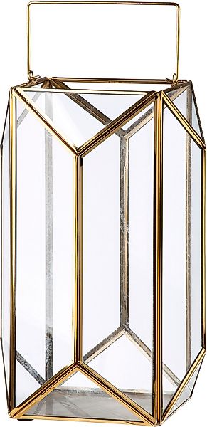 GILDE Windlicht »Kerzenhalter Cozy, Laterne«, (1 St.), 1-flammig, aus Metal günstig online kaufen