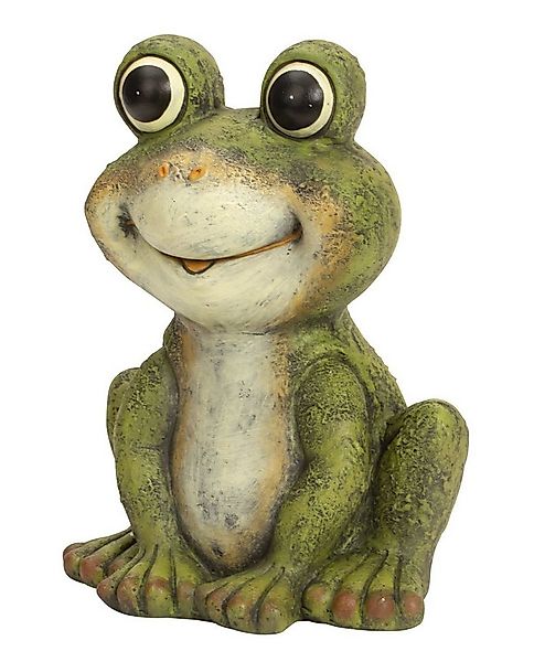 MF Gartenfigur Dekofigur Lachender Frosch Freddy Magnesia Grün 33cm, (1 St) günstig online kaufen