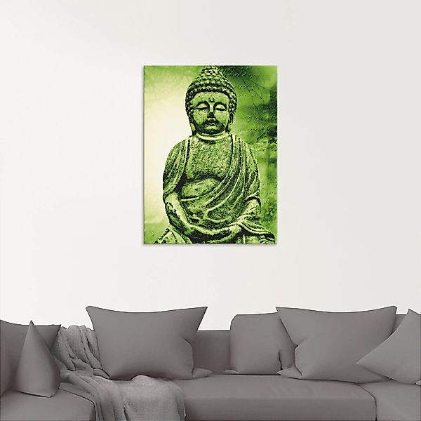 Artland Glasbild »Buddha«, Religion, (1 St.), in verschiedenen Größen günstig online kaufen