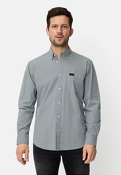 camel active Langarmhemd mit Button-Down Kragen Langarm Button-Down Button- günstig online kaufen
