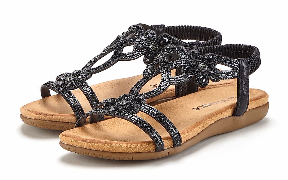 Vivance Sandale "Sommerschuh", Sandalette, Sommerschuh mit elastischen Riem günstig online kaufen
