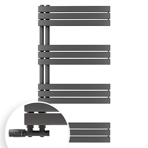 Aquabad® Badheizkörper FORNAX Handtuch Heizkörper Mittelanschluss günstig online kaufen