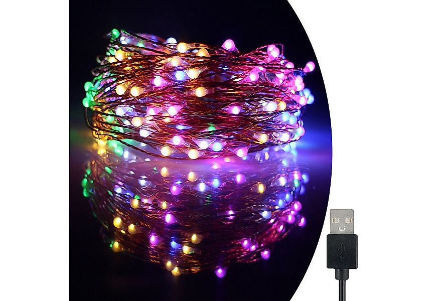MUPOO Lichterkette Led Lichterkette, 5M 50 LED/10M 100LED/20M 200 LED Kupfe günstig online kaufen