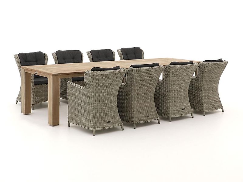 Intenso Milano/ROUGH-X 320 cm Gartenmöbel-Set 9-teilig günstig online kaufen
