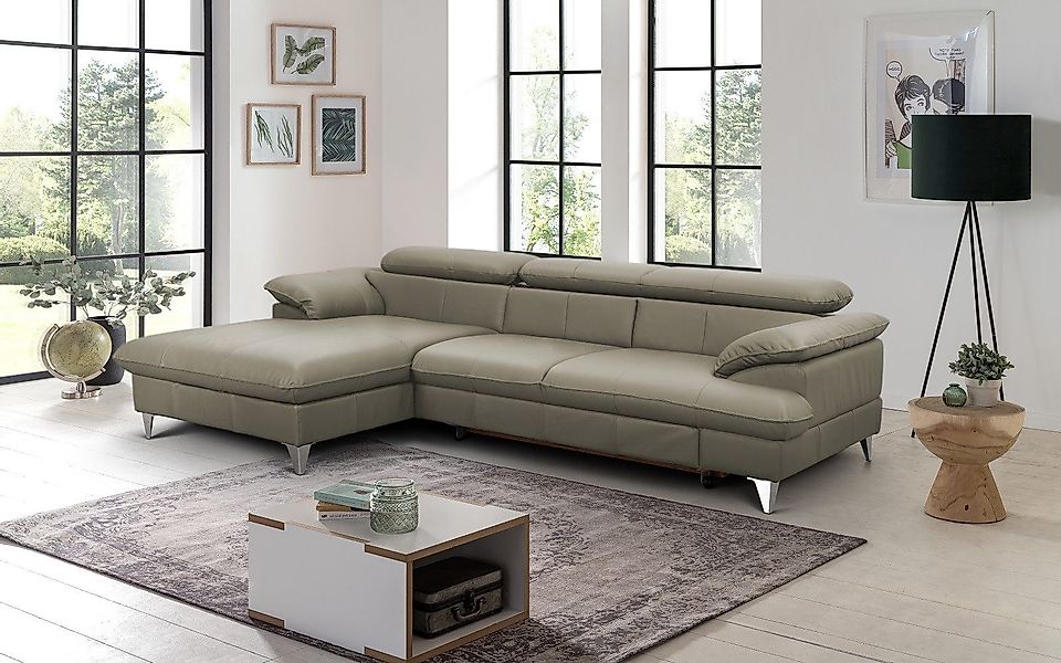 COTTA Ecksofa David Echtleder, Echtleder mit günstig online kaufen
