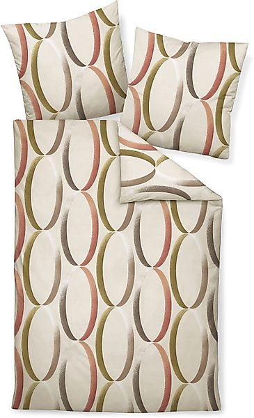 Janine Janine Feinbiber Bettwäsche DAVOS 65156 taupe siena Größe:  200x200 günstig online kaufen