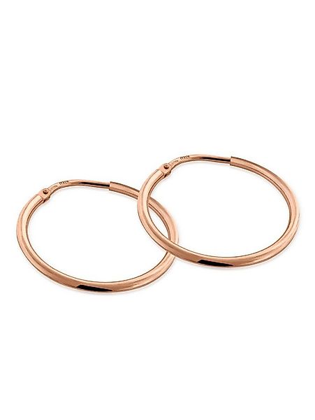 modabilé Paar Creolen Kreolen ORBIT Kreis 2cm, Rosegold Vergoldet, kreisför günstig online kaufen