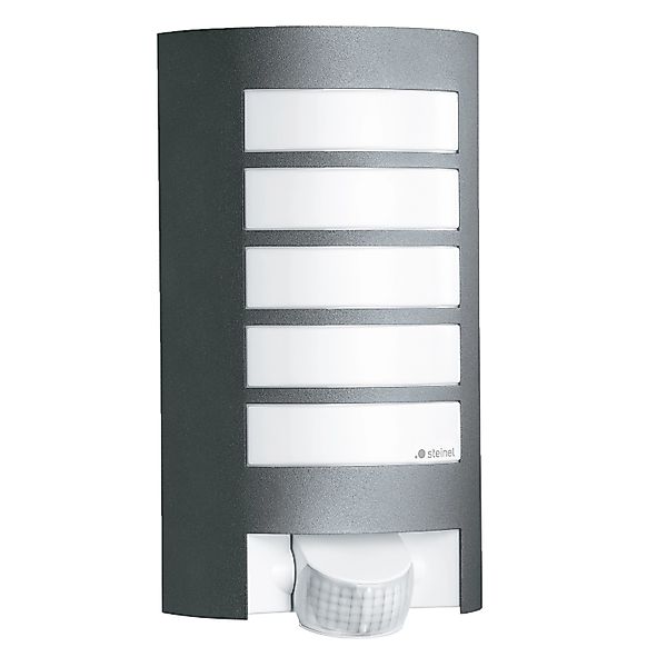 Steinel Außenwandleuchte mit 180° Bewegungsmelder L 12 S Anthrazit E27 günstig online kaufen