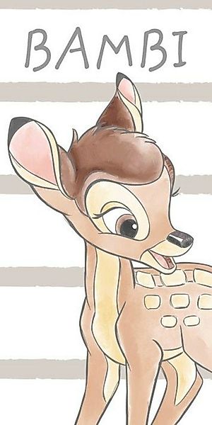 Disney Strandtuch Bambi Badetuch Handtuch Strandtuch günstig online kaufen