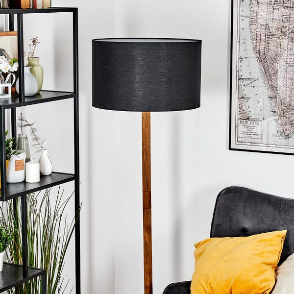 hofstein Stehlampe Stehlampe aus Metall/Holz im günstig online kaufen