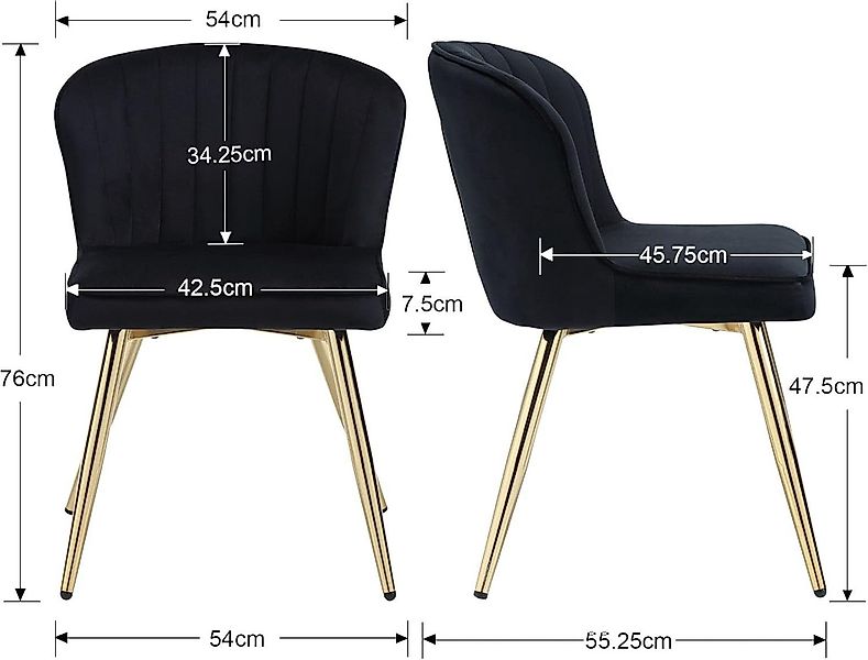 WAHSON OFFICE CHAIRS Esszimmerstuhl 2er Set, günstig online kaufen