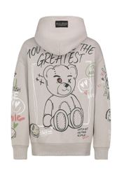 SUBLEVEL Kapuzenpullover Damen Hoodie mit Alloverprint günstig online kaufen