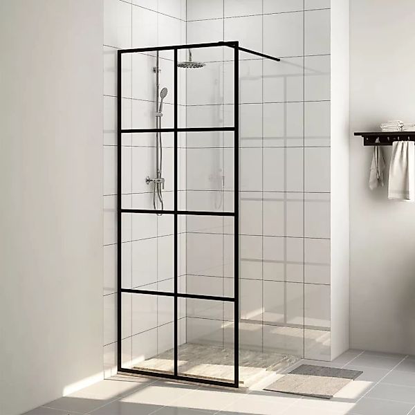 Duschwand Für Begehbare Dusche Mit Klarem Esg Glas 80x195 Cm günstig online kaufen