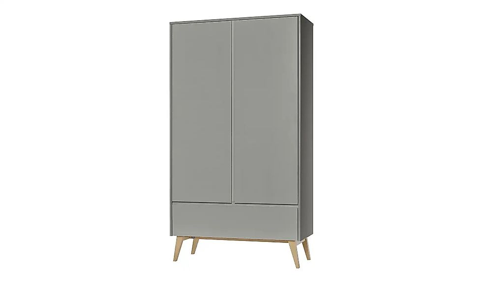 pinio Kleiderschrank  Swing ¦ grau ¦ Maße (cm): B: 100 H: 199,5 T: 52.5 Bab günstig online kaufen