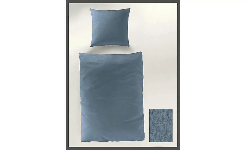 Bierbaum Biber Bettwäsche   ¦ blau ¦ Maße (cm): B: 155 H: 1 Bettwaren > Bet günstig online kaufen
