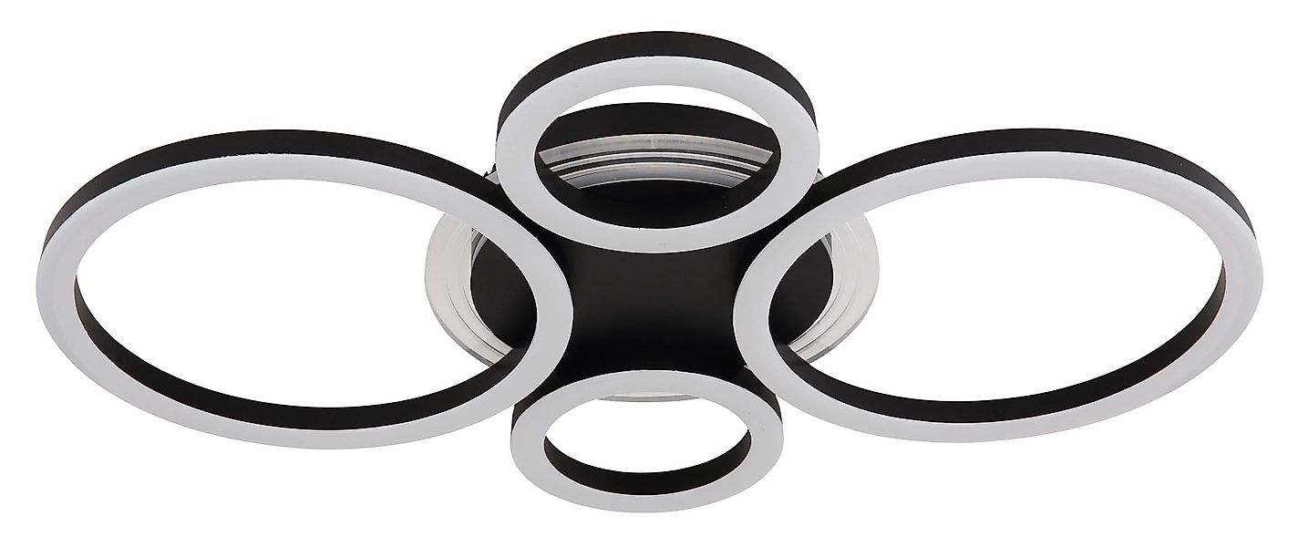 GLOBO LIGHTING LED Deckenleuchte »LORETTA« LED-Modul 1 Stk. warmweiß - kalt günstig online kaufen