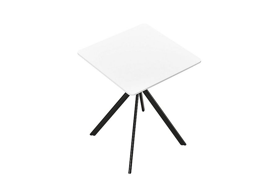 en.casa Esstisch, »Ankara« Küchentisch 60 x 60 x 75 cm Weiß günstig online kaufen