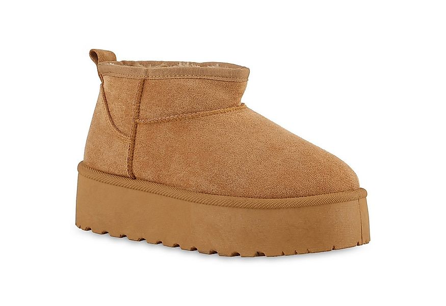 VAN HILL 840804 Winterstiefelette Damen Warm Gefütterte Winter Boots Bequem günstig online kaufen