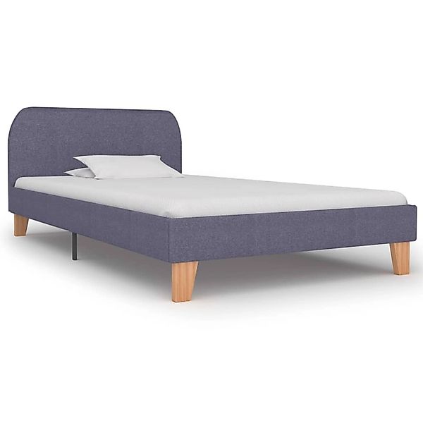 vidaXL Bettgestell Hellgrau Stoff 90x200 cm Modell 1615701 günstig online kaufen
