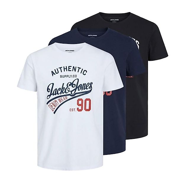 Jack & Jones Print-Shirt Jack&Jones T-shirts 3erPack 12221269 günstig online kaufen