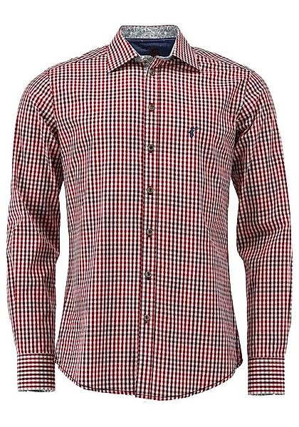 OS Trachten Trachtenhemd Arkaya Langarmhemd mit Stickerei auf der Brust günstig online kaufen