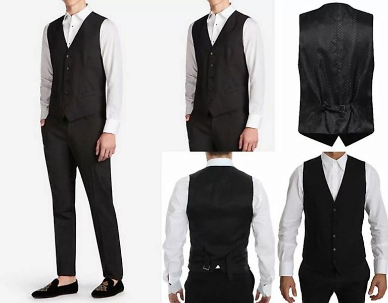 DOLCE & GABBANA Winterjacke Dolce & Gabbana Waistcoat Formal Dress Suit Ves günstig online kaufen