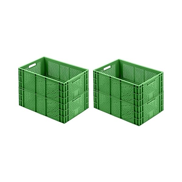 PROREGAL® Stapelbox SparSet 4x Eurobehälter Obst- günstig online kaufen