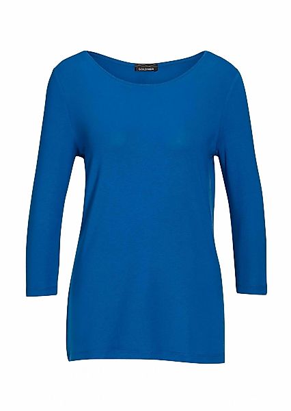GOLDNER 3/4-Arm-Shirt "Kurzgröße Trageangenehmes Viskoseshirt mit Elasthan" günstig online kaufen