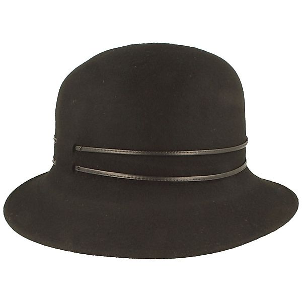 Breiter Filzhut Schicke Glocke aus Wolle günstig online kaufen