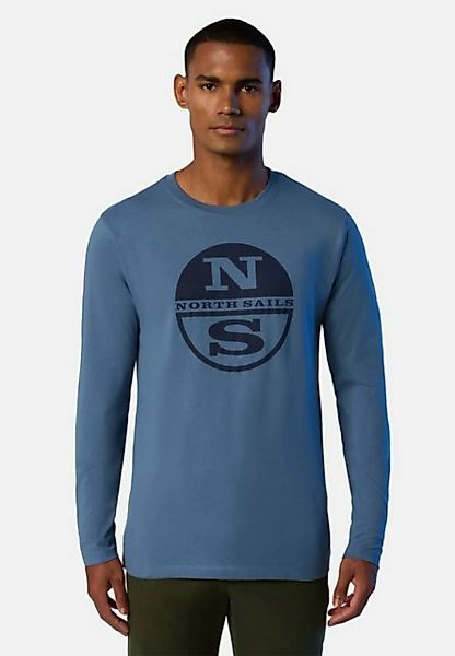 North Sails T-Shirt Langarm-T-Shirt mit Logo-Druck mit klassischem Design günstig online kaufen