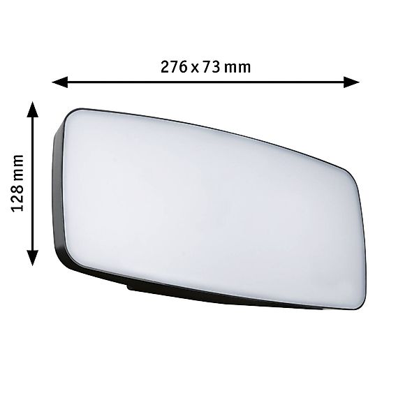 Paulmann LED Außen-Wandleuchte »Sheera IP44 276x73mm 3000K 6,5W 460lm 230V günstig online kaufen