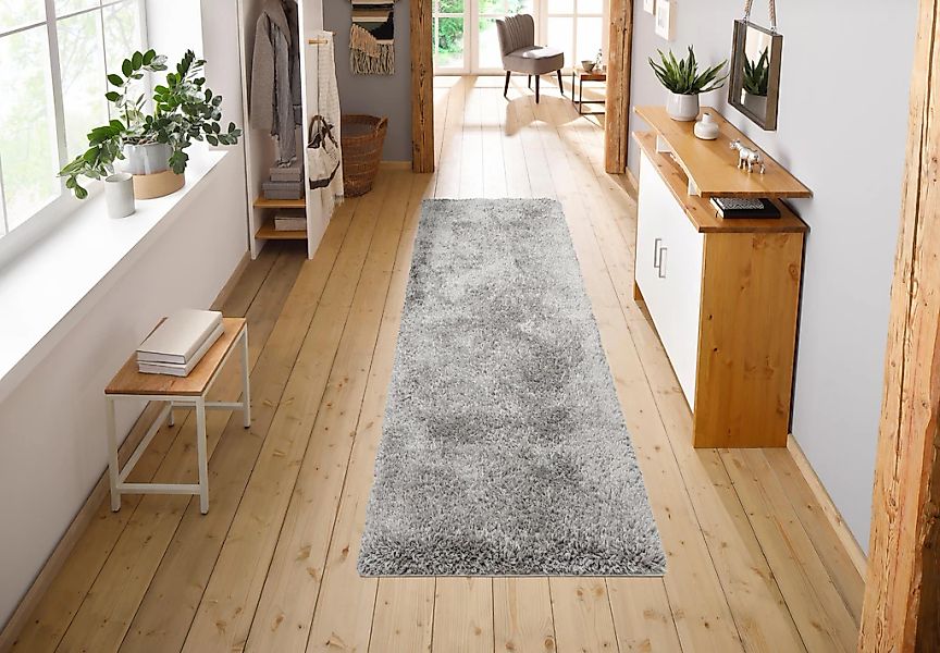 my home Hochflor-Läufer Boldo, rechteckig, Höhe: günstig online kaufen