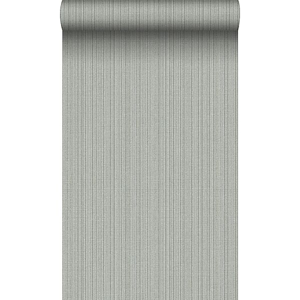 Origin Wallcoverings Tapete Gewebeoptik Grau 53 cm x 10.05 m günstig online kaufen
