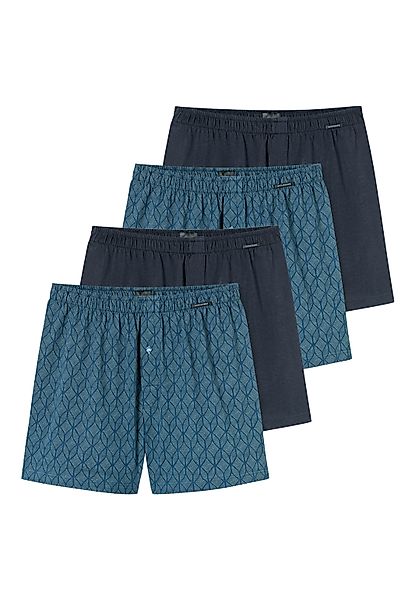 Schiesser Boxershorts 4er Pack Singel-Jersey (Spar-Set, günstig online kaufen
