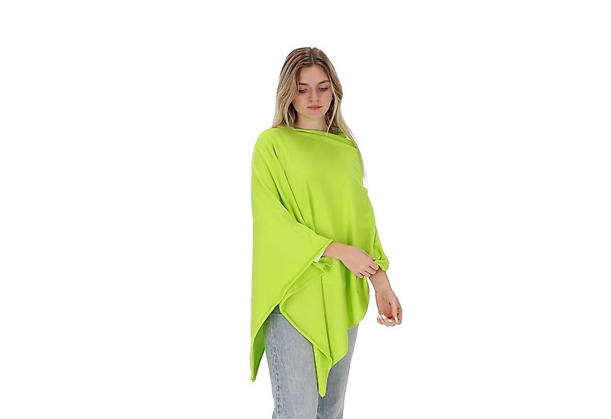 halsüberkopf Accessoires Strickponcho Strickponcho in tollen Unifarben! günstig online kaufen