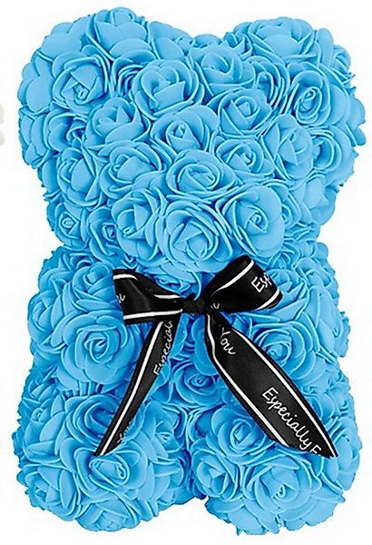 Linder Exclusiv GmbH Dekofigur Rosenbär 25 cm Rosen-Bär Bastelschaumstoff D günstig online kaufen