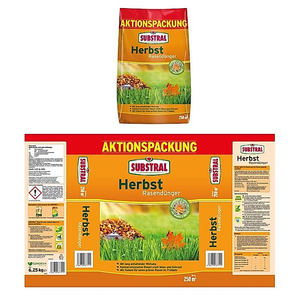 Substral Rasendünger Substral Herbst Rasendünger 6,25 günstig online kaufen