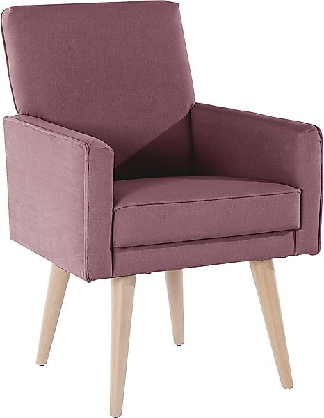exxpo - sofa fashion Sessel »Lungo, Loungesessel mit moderner Kedernaht, be günstig online kaufen