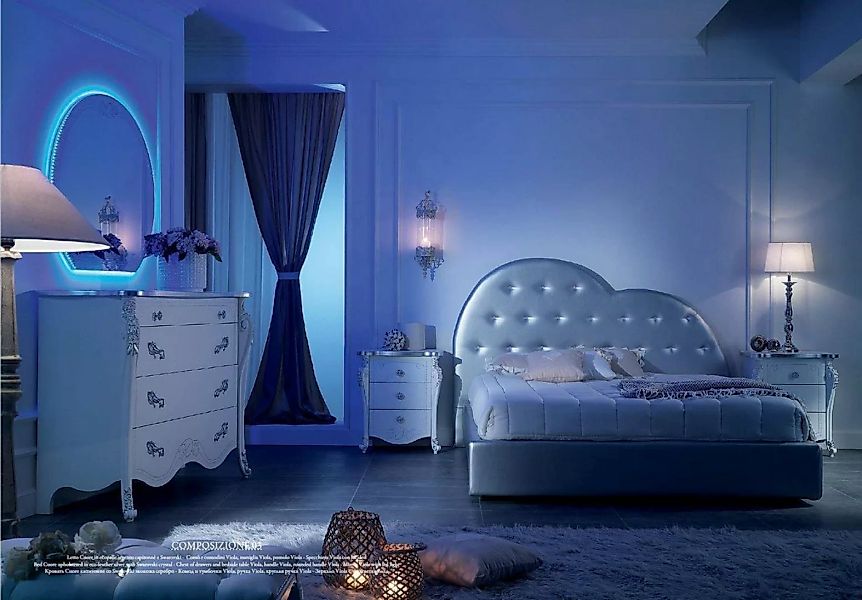 JVmoebel Bett Bett Betten Holz Luxus Möbel Design Klassische Italienische M günstig online kaufen