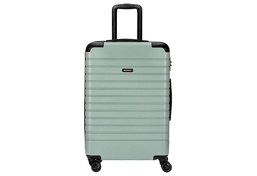 SOMKO Koffer Line - 4-Rollen-Trolley M 67 cm (mint), 4 Rollen Rollen günstig online kaufen