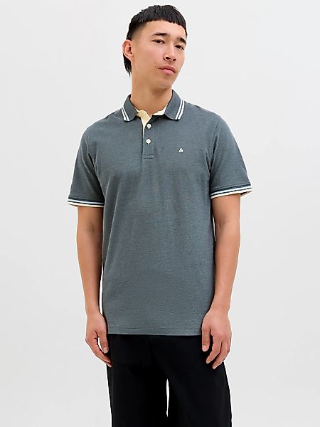Jack & Jones Poloshirt "JJEPAULOS POLO SS NOOS" mit Logo Stickerei günstig online kaufen