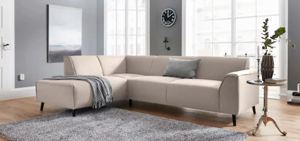 DOMO collection Ecksofa "Amora L-Form", mit Ottomane, inklusive komfortable günstig online kaufen